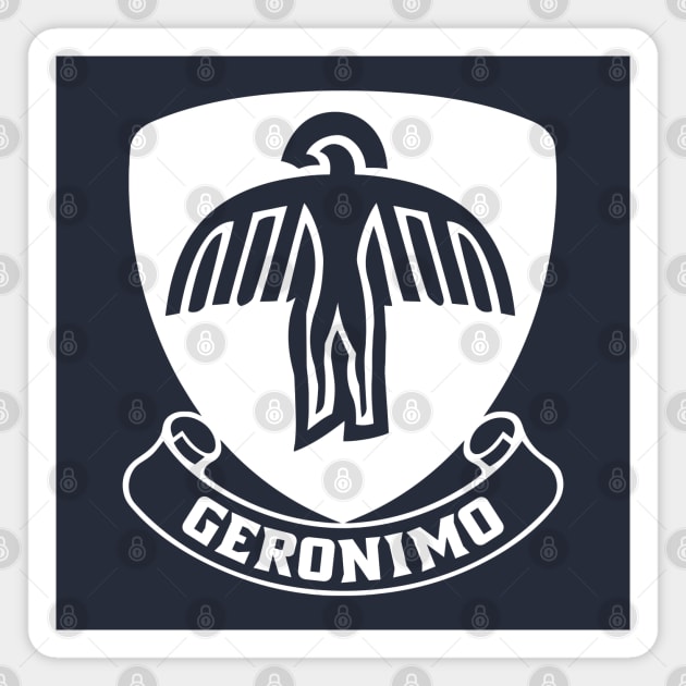 Mod.4 Geronimo 501st Airborne Parachute Infantry Magnet by parashop